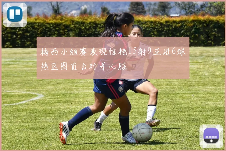 梅西小组赛表现惊艳15射9正进6球热区图直击对手心脏